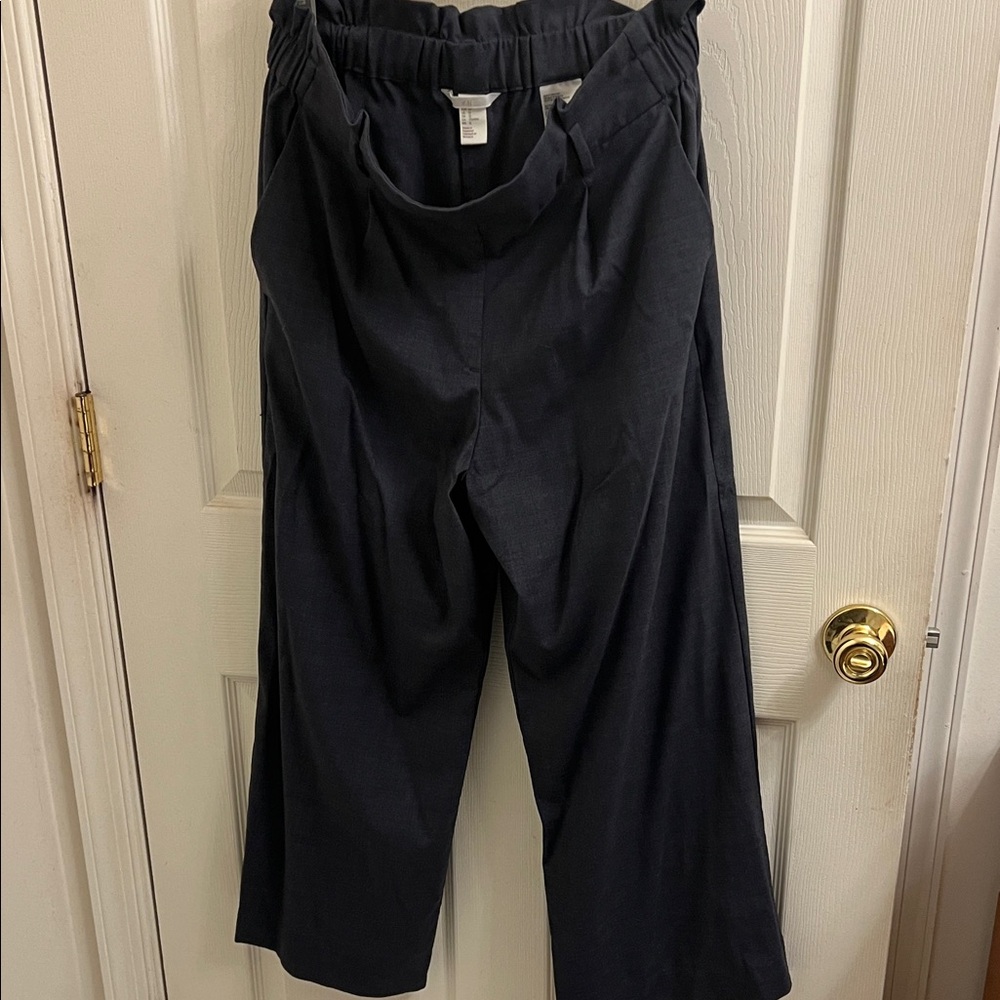 H&M Women's Black Wide-Leg Pants